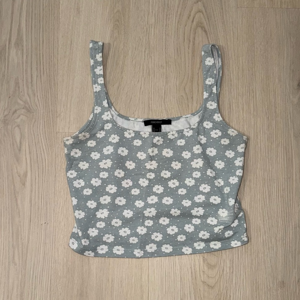 Forever 21 Floral Crop Top